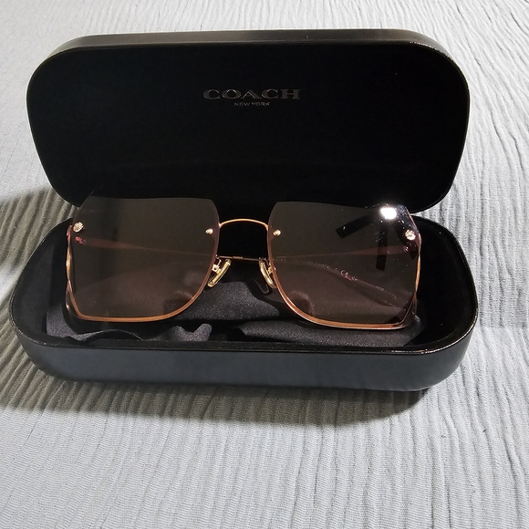 Coach Accessories - Coach Women's Sunglasses in Gold and Purple